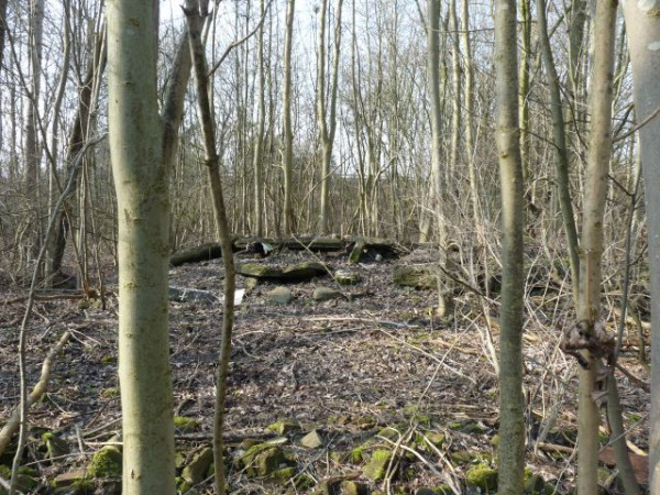 Schießstand Adolf-Grimme-Straße (Blick auf Gebäudereste)